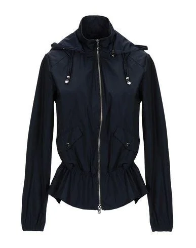 Emporio Armani Women Jacket Dark blue 10 UK Front Pockets Side Pockets Patch Pockets Emporio Armani Women Jacket Dark blue 10 UK Front Pockets Side Pockets Patch Pockets