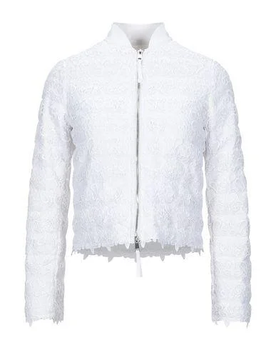 Ermanno Di Ermanno Scervino Women Synthetic Down Jacket White 4 UK Notch Collar Jacket Peter Pan Collar Jacket Cowl Neck Jacket Ermanno Di Ermanno Scervino Women Synthetic Down Jacket White 4 UK Notch Collar Jacket Peter Pan Collar Jacket Cowl Neck Jacket