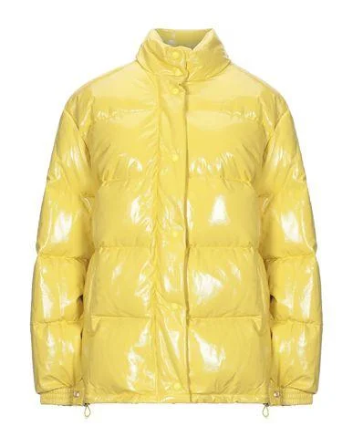 Alberta Ferretti Women Synthetic Down Jacket Yellow 8 UK Appliqued Jacket Beaded Jacket Sequined Jacket Alberta Ferretti Women Synthetic Down Jacket Yellow 8 UK Appliqued Jacket Beaded Jacket Sequined Jacket