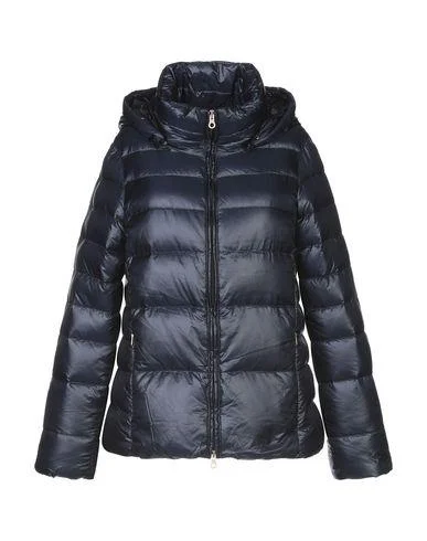 Duvetica Women Down jacket Dark blue 16 UK Striped Jacket Polka Dot Jacket Floral Jacket Duvetica Women Down jacket Dark blue 16 UK Striped Jacket Polka Dot Jacket Floral Jacket