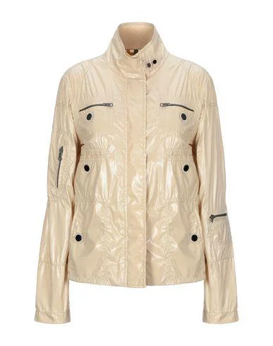 Fay Women Jacket Beige M INT Striped Jacket Polka Dot Jacket Floral Jacket