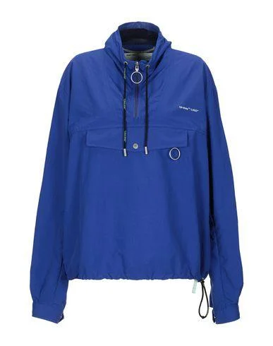 Off-white™ Women Jacket Blue L INT Mesh Jacket Canvas Jacket Denim Jacket