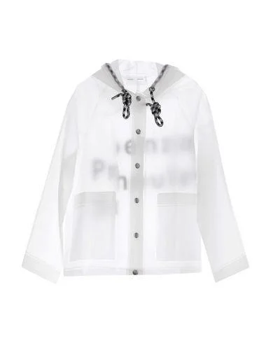 Proenza Schouler Women Jacket White ONESIZE INT Denim Jacket Leather Jacket Suede Jacket
