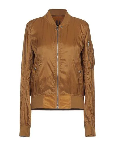 Drkshdw By Rick Owens Women Jacket Brown M INT Fleece Jacket Down Jacket Parka