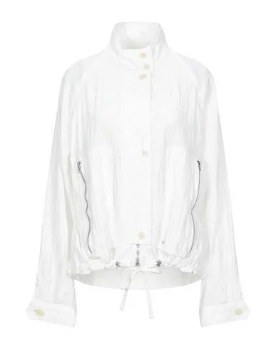 Helmut Lang Women Jacket White L INT Belted Jacket Elasticated Jacket Padded Jacket Helmut Lang Women Jacket White L INT Belted Jacket Elasticated Jacket Padded Jacket
