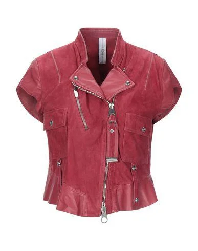 High By Claire Campbell Women Jacket Red 8 UK Welt Pockets Slit Pockets Flap Pockets High By Claire Campbell Women Jacket Red 8 UK Welt Pockets Slit Pockets Flap Pockets