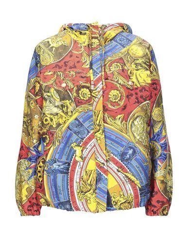 Moschino Women Synthetic Down Jacket Yellow 10 UK Notch Collar Peter Pan Collar Cowl Neck Moschino Women Synthetic Down Jacket Yellow 10 UK Notch Collar Peter Pan Collar Cowl Neck