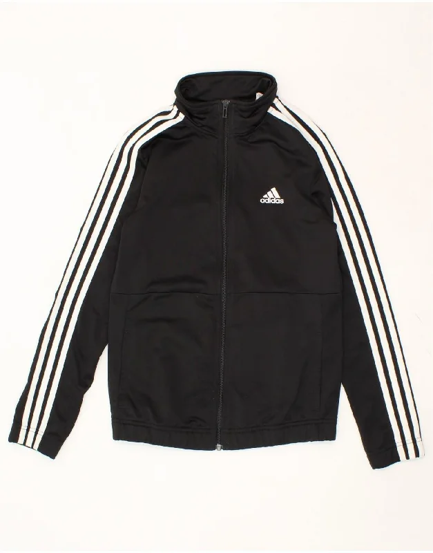 ADIDAS Womens Tracksuit Top Jacket UK 8/10 Small Black Polyester Wool Fabric Cashmere Fabric Tweed Fabric ADIDAS Womens Tracksuit Top Jacket UK 8/10 Small Black Polyester Wool Fabric Cashmere Fabric Tweed Fabric