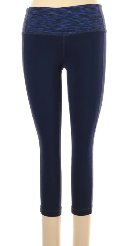 Athleta Navy Blue Cropped Leggings Size XS  MSP$79 Cozy Ribbed Leggings