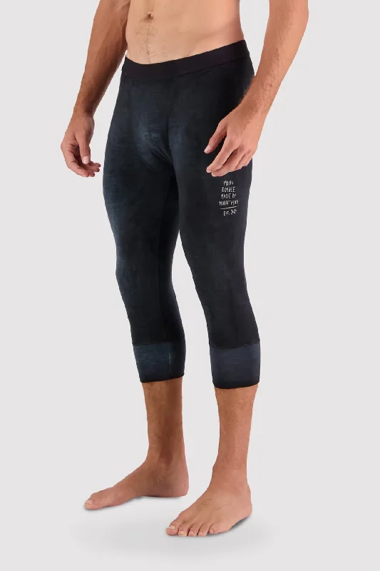 Cascade Merino Base Layer 3/4 Legging - Storm Wash Cozy Cotton Leggings