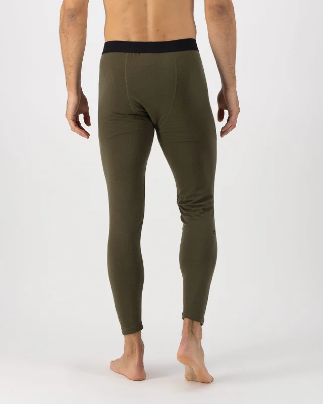 Cascade Merino Base Layer Legging - Dark Olive Comfortable Compression Leggings