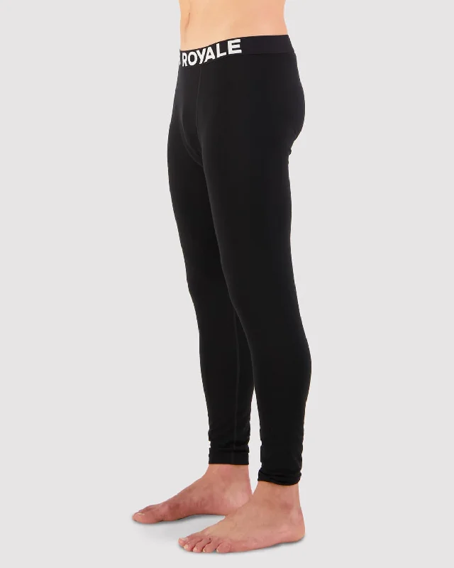 Cascade Merino Base Layer Legging - Black Cozy Bootcut Leggings