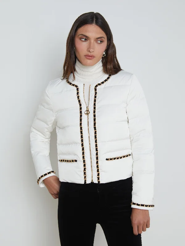 Crest Down Jacket Elasticated Jacket Padded Jacket Insulated Jacket