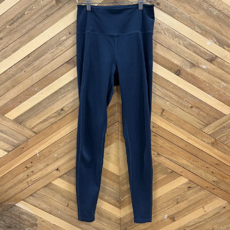 Girlfriend Collective - Womens Leggings - MRSP$110: Blue-women-SM Fashionable Full-Length Active Leggings