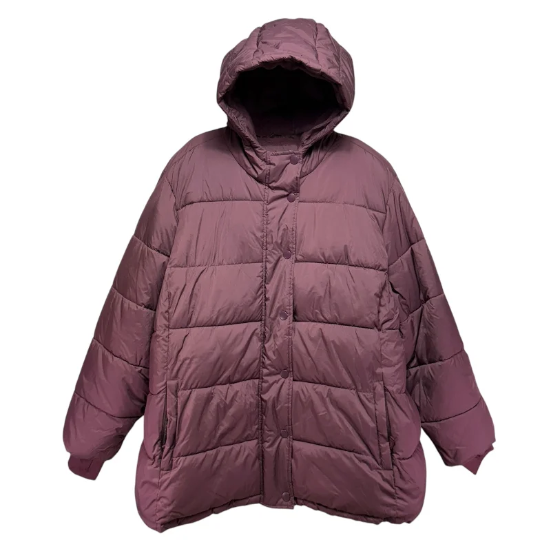 Heavyweight Hooded Jacket Puffer & Quilted By Amazon Essentials In Burgundy, Size: 4x Rayon Fabric Velvet Fabric Corduroy Fabric Heavyweight Hooded Jacket Puffer & Quilted By Amazon Essentials In Burgundy, Size: 4x Rayon Fabric Velvet Fabric Corduroy Fabric