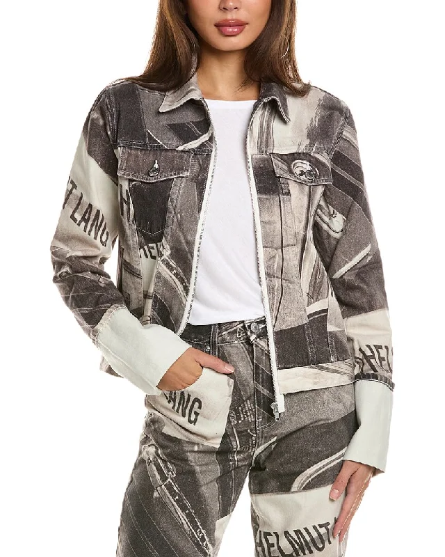 Helmut Lang Denim Trucker Jacket Wool Jacket Cashmere Jacket Tweed Jacket