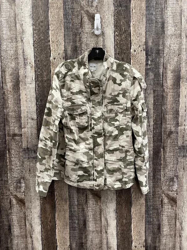 Jacket Denim By Kensie In Camouflage Print, Size: Xl Stand-Up Collar Roll-Neck Collar Turtle Neck Jacket Denim By Kensie In Camouflage Print, Size: Xl Stand-Up Collar Roll-Neck Collar Turtle Neck