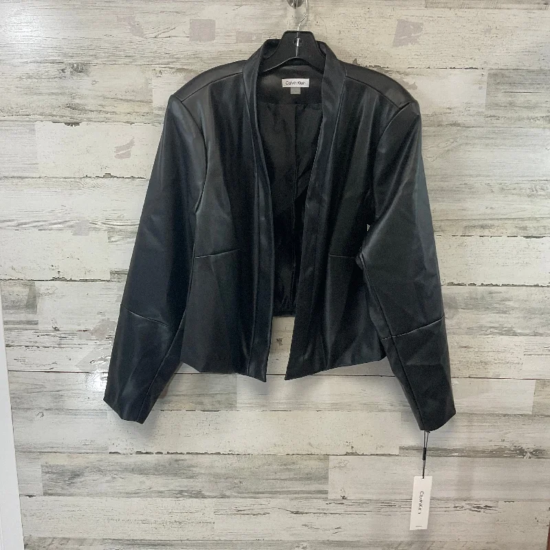 Jacket Other By Calvin Klein In Black, Size: 2x Chenille Fabric Brocade Fabric Lace Fabric Jacket Other By Calvin Klein In Black, Size: 2x Chenille Fabric Brocade Fabric Lace Fabric