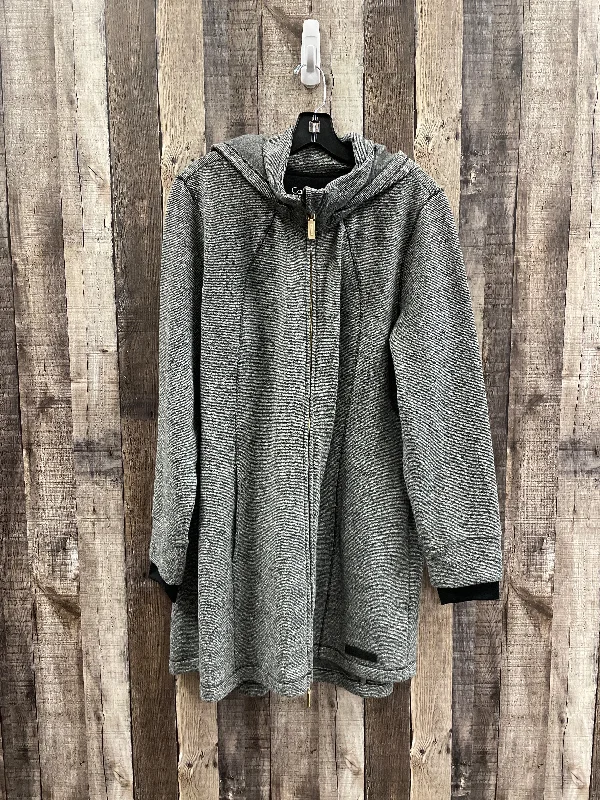 Jacket Other By Calvin Klein In Grey, Size: 2x Fitted Jacket Loose Jacket Oversized Jacket Jacket Other By Calvin Klein In Grey, Size: 2x Fitted Jacket Loose Jacket Oversized Jacket