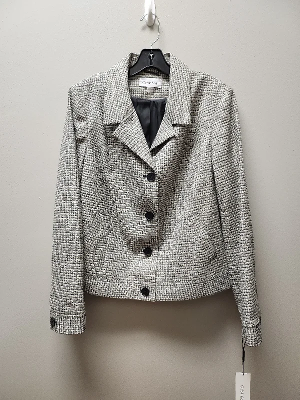 Jacket Other By Calvin Klein In Plaid Pattern, Size: Xl Ribbed Jacket Pleated Jacket Ruffled Jacket Jacket Other By Calvin Klein In Plaid Pattern, Size: Xl Ribbed Jacket Pleated Jacket Ruffled Jacket