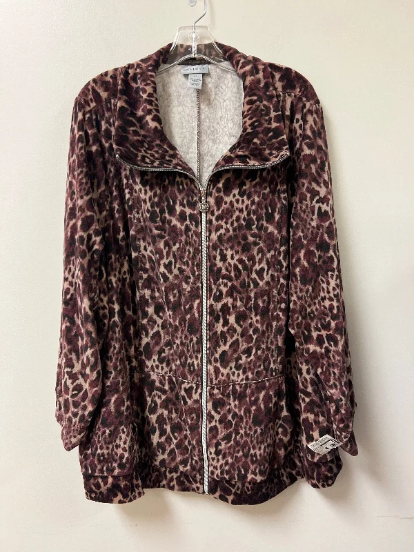 Jacket Other By Catherines In Animal Print, Size: 4x Herringbone Jacket Houndstooth Jacket Plaid Jacket Jacket Other By Catherines In Animal Print, Size: 4x Herringbone Jacket Houndstooth Jacket Plaid Jacket