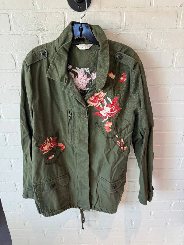 Jacket Other By Christopher And Banks In Green, Size: Xl Faux Fur Jacket Real Fur Jacket Shearling Jacket Jacket Other By Christopher And Banks In Green, Size: Xl Faux Fur Jacket Real Fur Jacket Shearling Jacket