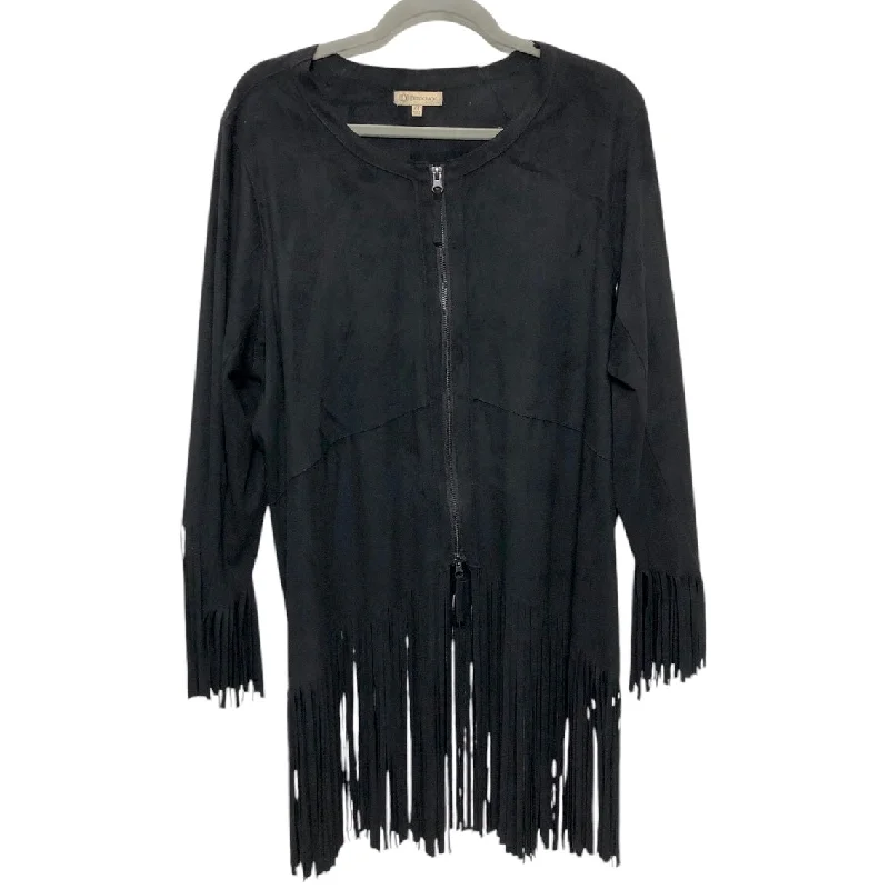 Jacket Other By Democracy In Black, Size: 1x Rayon Jacket Velvet Jacket Corduroy Jacket Jacket Other By Democracy In Black, Size: 1x Rayon Jacket Velvet Jacket Corduroy Jacket