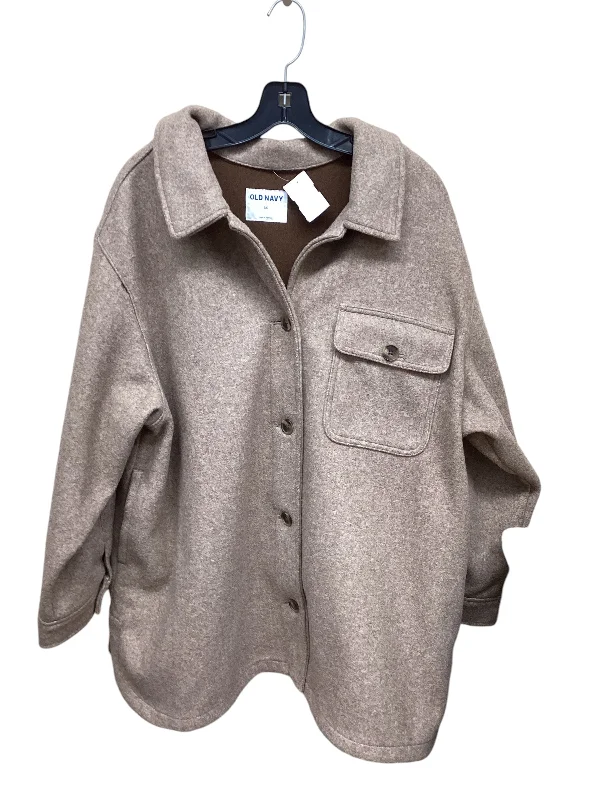 Jacket Other By Old Navy In Brown, Size: 2x Stand-Up Collar Roll-Neck Collar Turtle Neck Jacket Other By Old Navy In Brown, Size: 2x Stand-Up Collar Roll-Neck Collar Turtle Neck