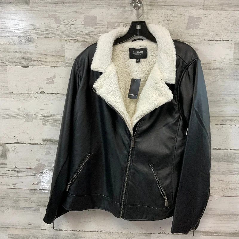 Jacket Other By Torrid In Black, Size: 3x Faux Fur Jacket Real Fur Jacket Shearling Jacket Jacket Other By Torrid In Black, Size: 3x Faux Fur Jacket Real Fur Jacket Shearling Jacket