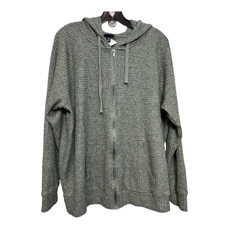 Jacket Other By Torrid In Green, Size: 2x Zippered Jacket Buttoned Jacket Snapped Jacket Jacket Other By Torrid In Green, Size: 2x Zippered Jacket Buttoned Jacket Snapped Jacket