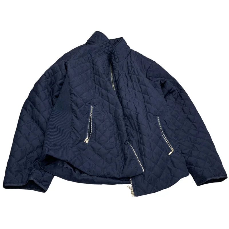 Jacket Puffer & Quilted By Mirror Image In Blue, Size: 2x Print Jacket Jacquard Jacket Embroidered Jacket Jacket Puffer & Quilted By Mirror Image In Blue, Size: 2x Print Jacket Jacquard Jacket Embroidered Jacket