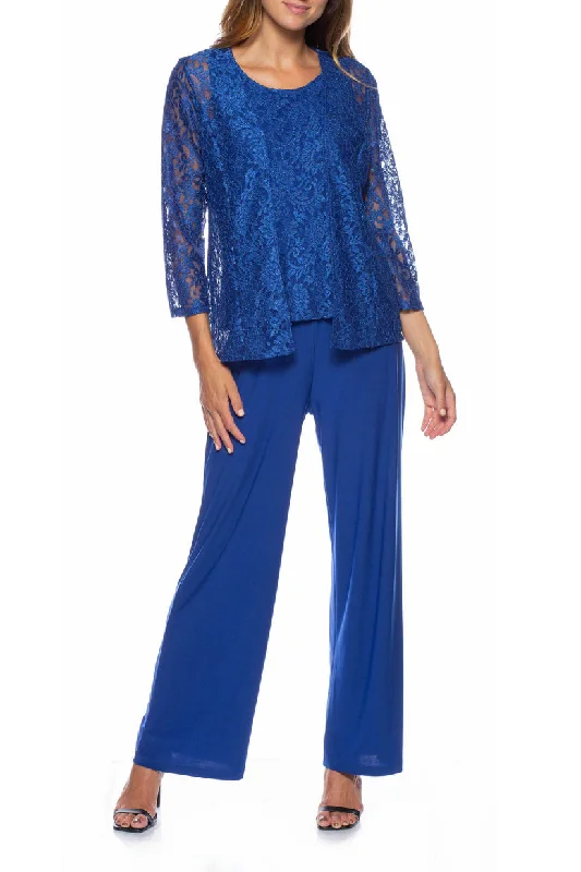 Marina 268079 Long Formal Jacket Pant Suit Knit Fabric Woven Fabric Fleece Fabric