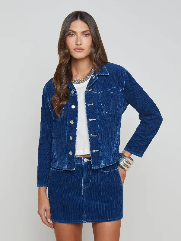 Nelly Corduroy Jacket Lace Jacket Ribbed Jacket Sequined Jacket