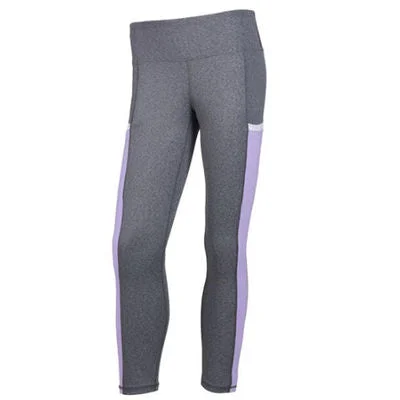 Footjoy Women's Colorblock Lilac & Gray Leggings Size S MSP$88 Fashionable High-Rise Leggings