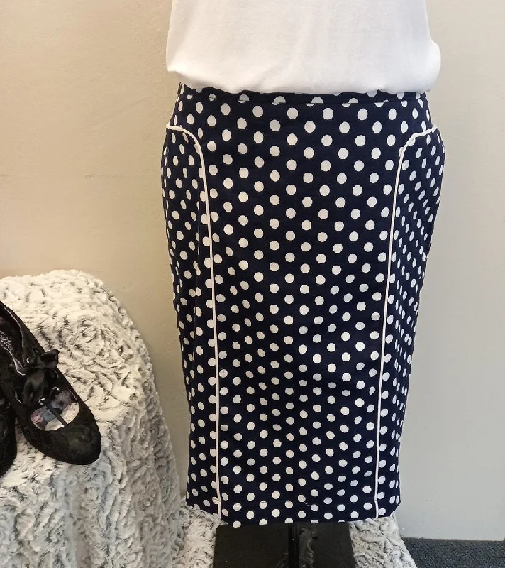 LUNA SKY | Polka Dot Skirt velvet skirt glossy