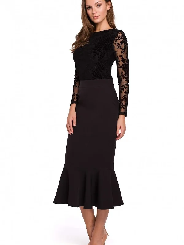 Skirt Makover lace skirt feminine