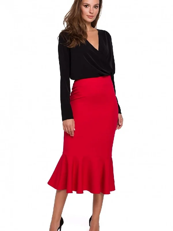 Skirt Makover velvet skirt glossy