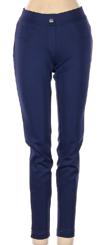 Slazenger Navy Golf Leggings Size XS MSP$65 Fashionable Full-Length Active Leggings