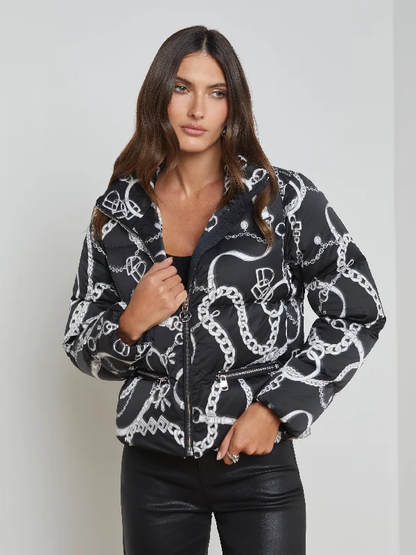 Stowe Down Puffer Jacket Cardigan Sweater Pullover