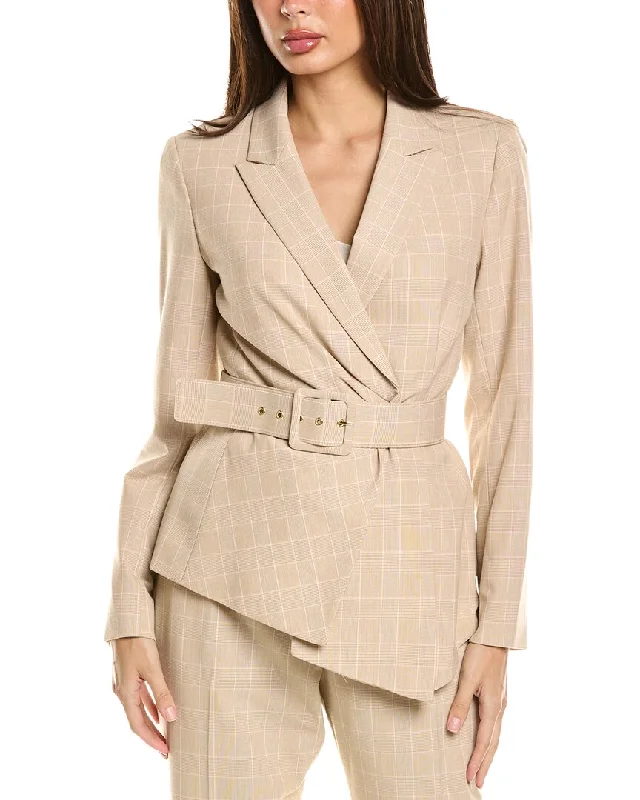Tahari ASL Jacket Nylon Fabric Polyester Fabric Spandex Fabric