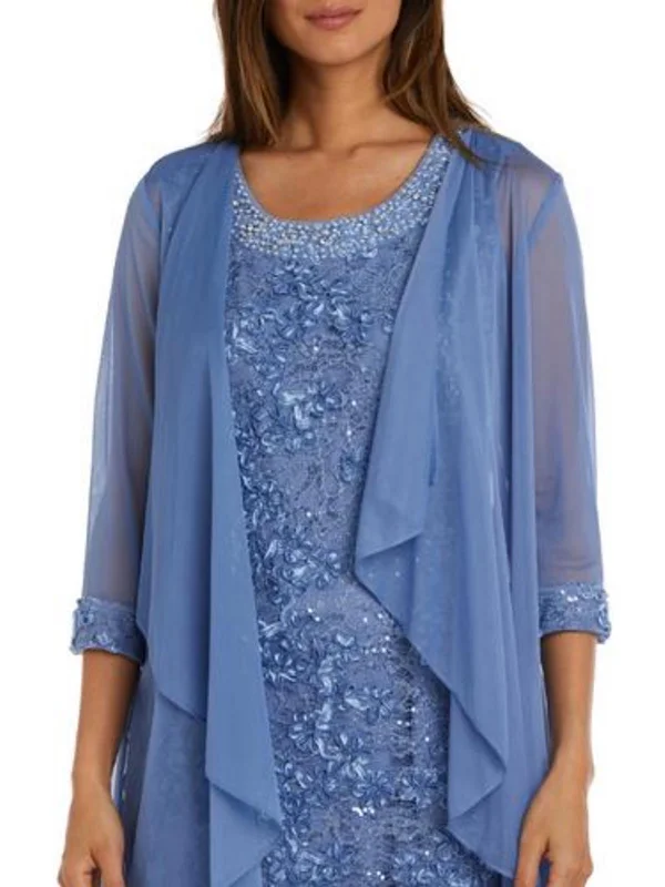 Womens Sheer Lace-Trim Jacket Chenille Jacket Brocade Jacket Lace Jacket