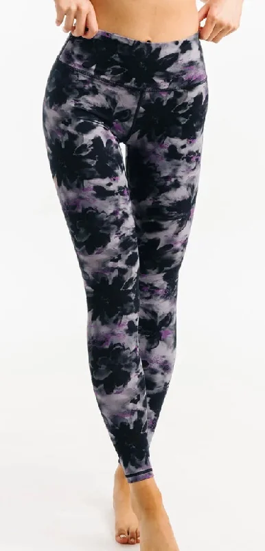 Zyia Floral Watercolor Soft n Snug Hi-rise Legging 28" Size 14 MSP$69 Trendy Activewear Leggings