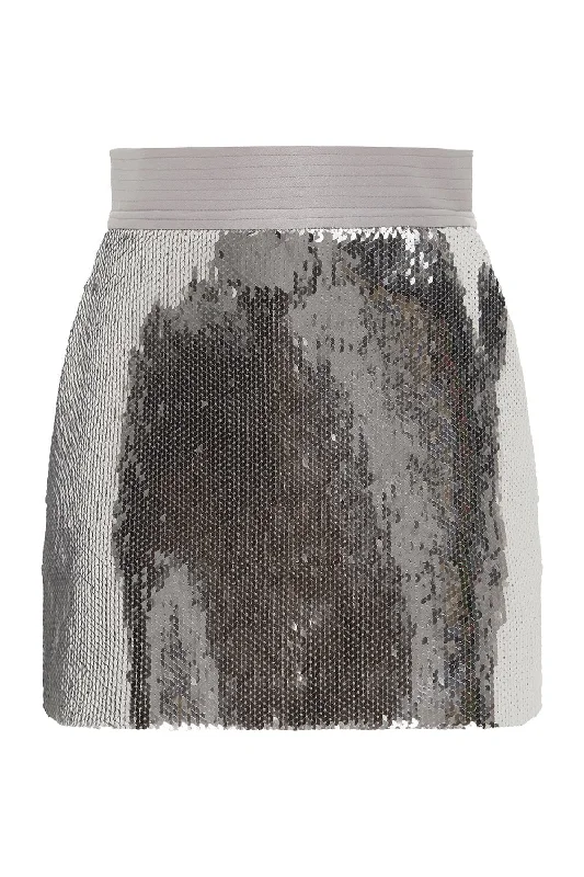 Delon Mini Skirt silk skirt luxurious