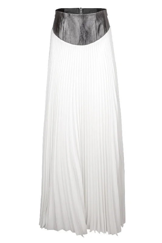 The Laurel Skirt linen skirt natural
