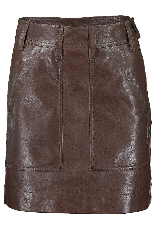 Leather Cargo Mini Skirt corduroy skirt durable