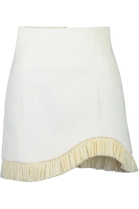 Bowie Raffia Mini Skirt corduroy skirt cozy