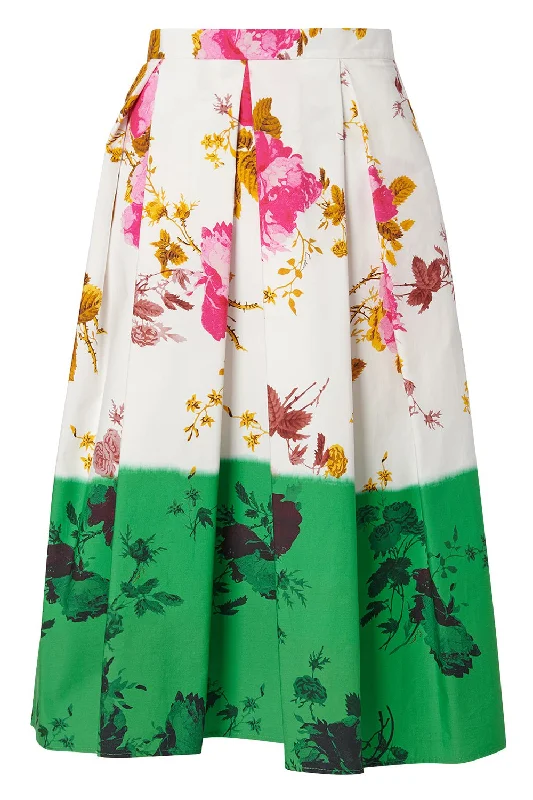 Volume Midi Skirt velvet skirt rich