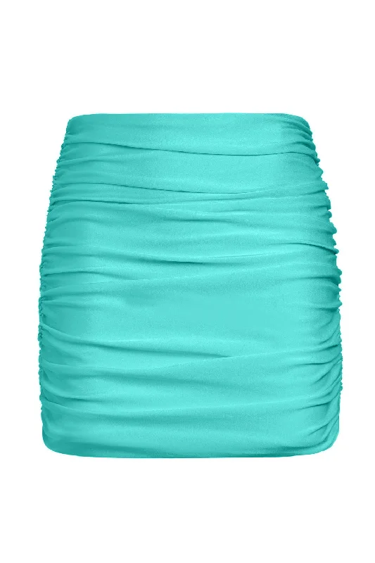 Stretch Mini Skirt wool skirt breathable