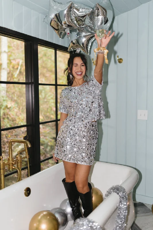 Ball Drop Skirt silk skirt luxurious