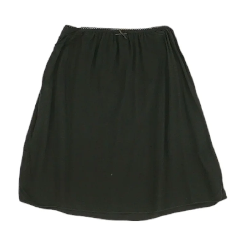 Black Slip Skirt velvet skirt plush